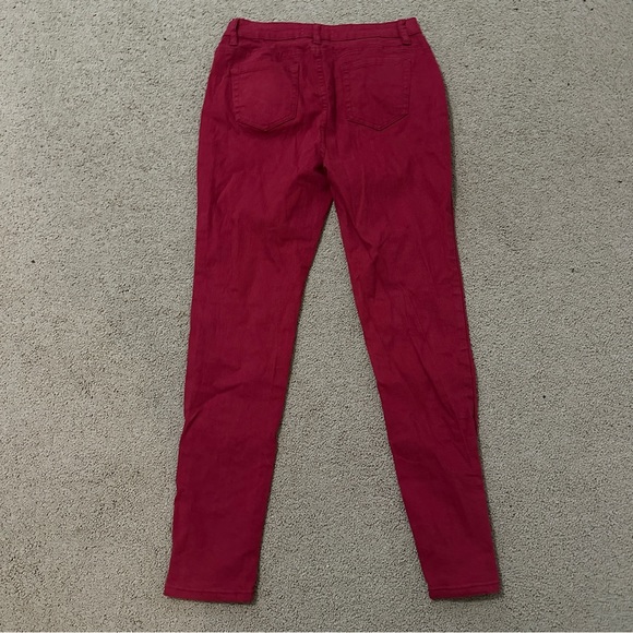 K Jordan red denim Jegging, size 12. - Picture 3 of 5